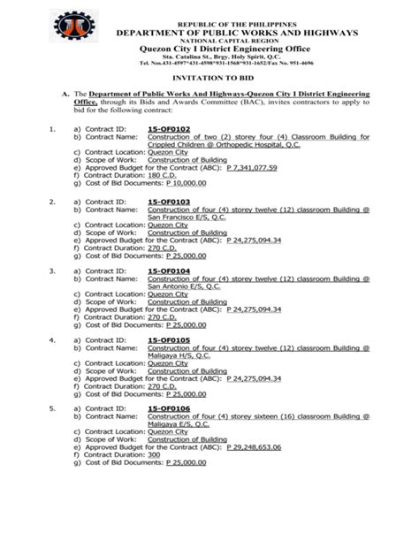 bitano feeder 2|INVITATION TO APPLY FOR ELIGIBILITY AND TO BID.